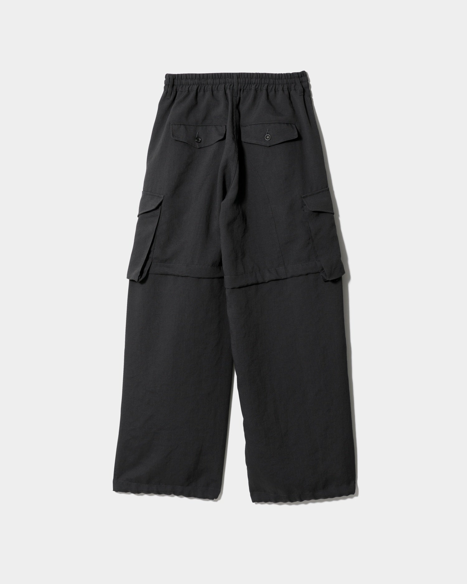 tropical wool mohair side tuck wide pants – beautiful people