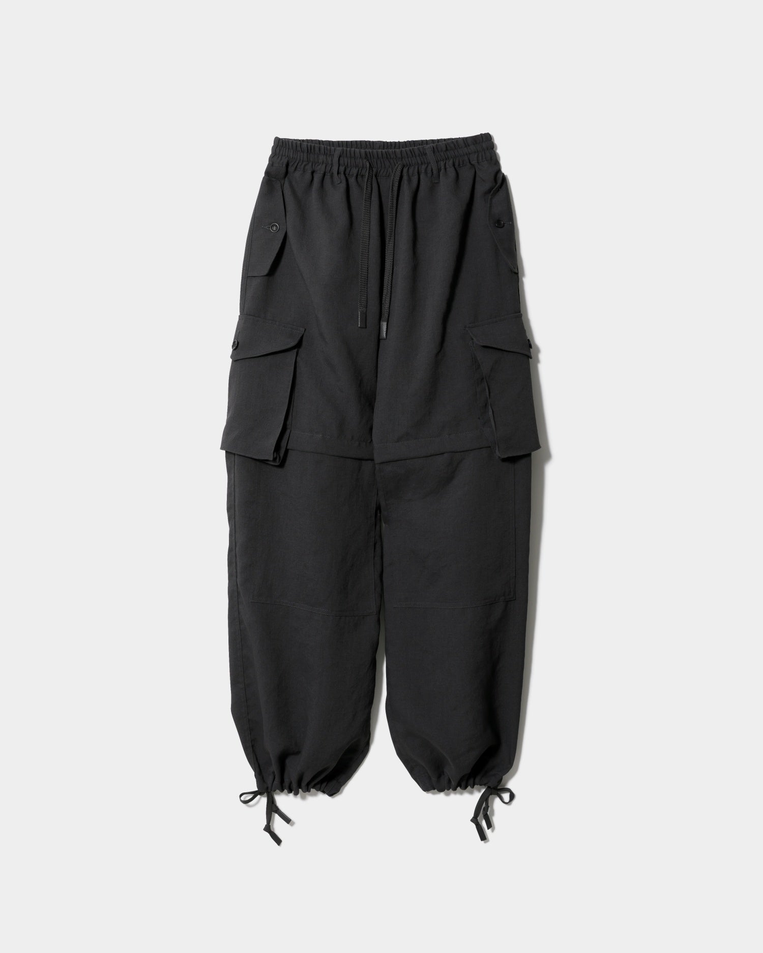 tropical wool mohair side tuck wide pants – beautiful people