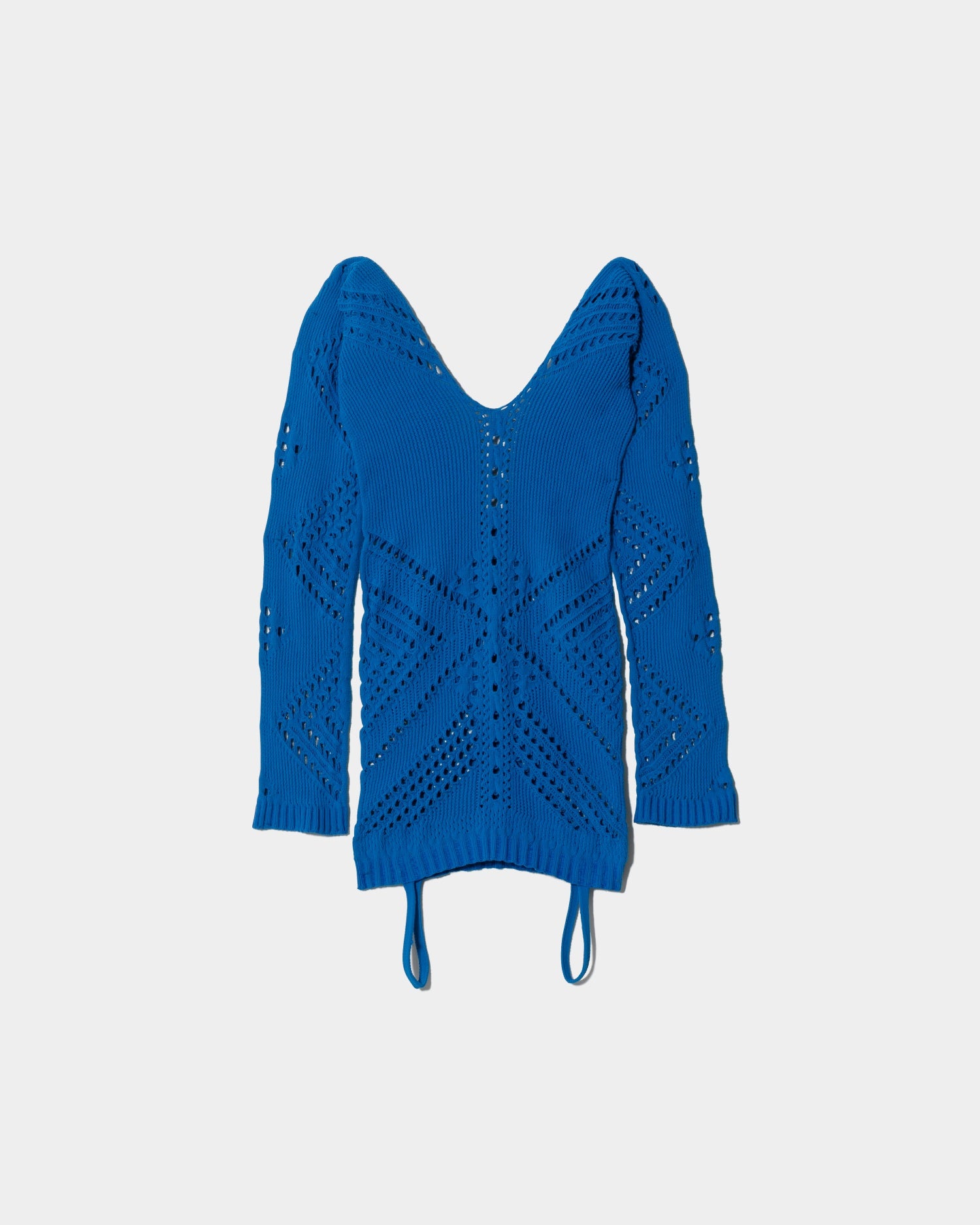美品！定価2万5千円程　KNOTT＊変形ニットトップス　ブルー double-end stretch knitted pullover – beautiful people online store