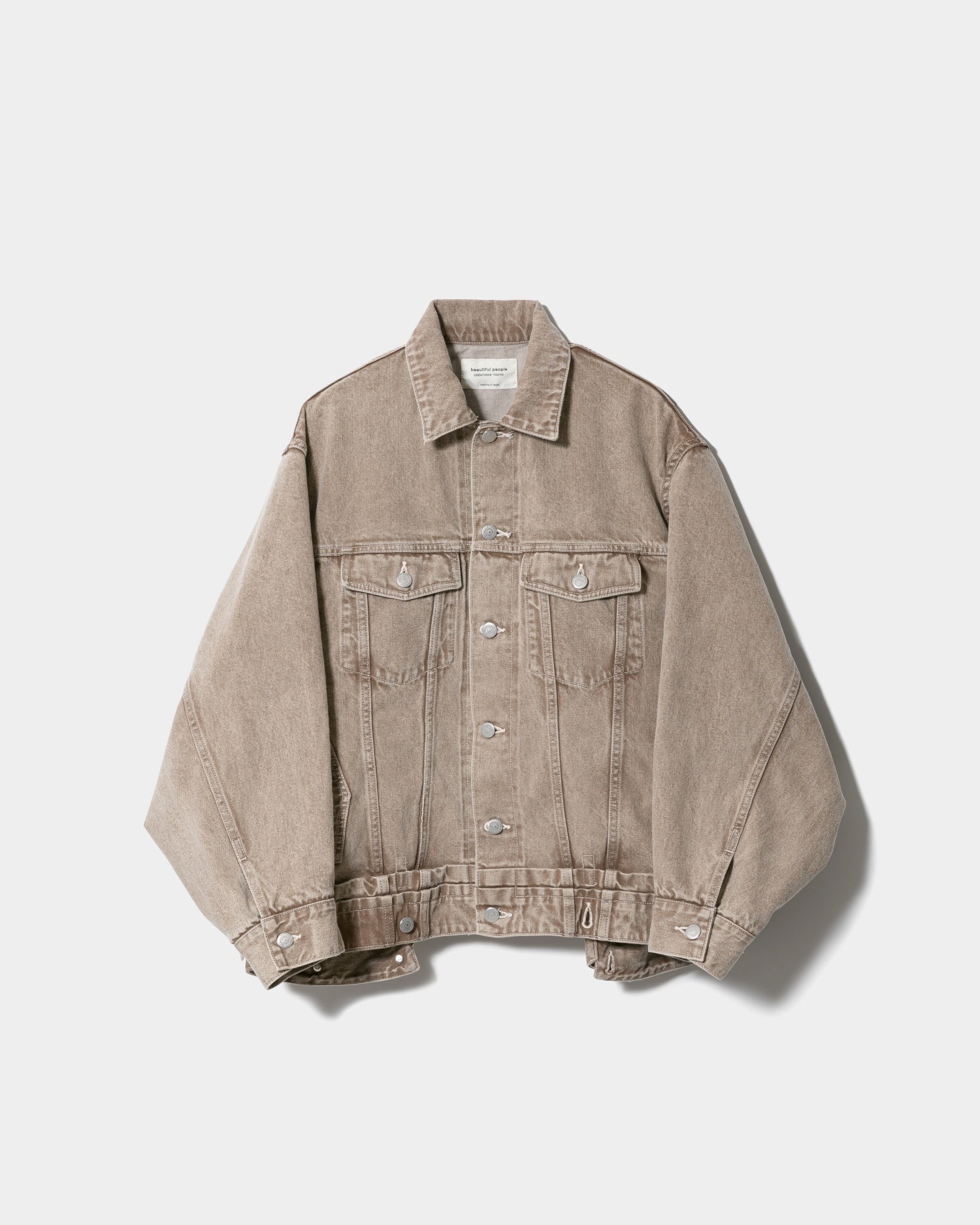 beautiful people ブルゾン selvedge denim square big blouson – beautiful people online