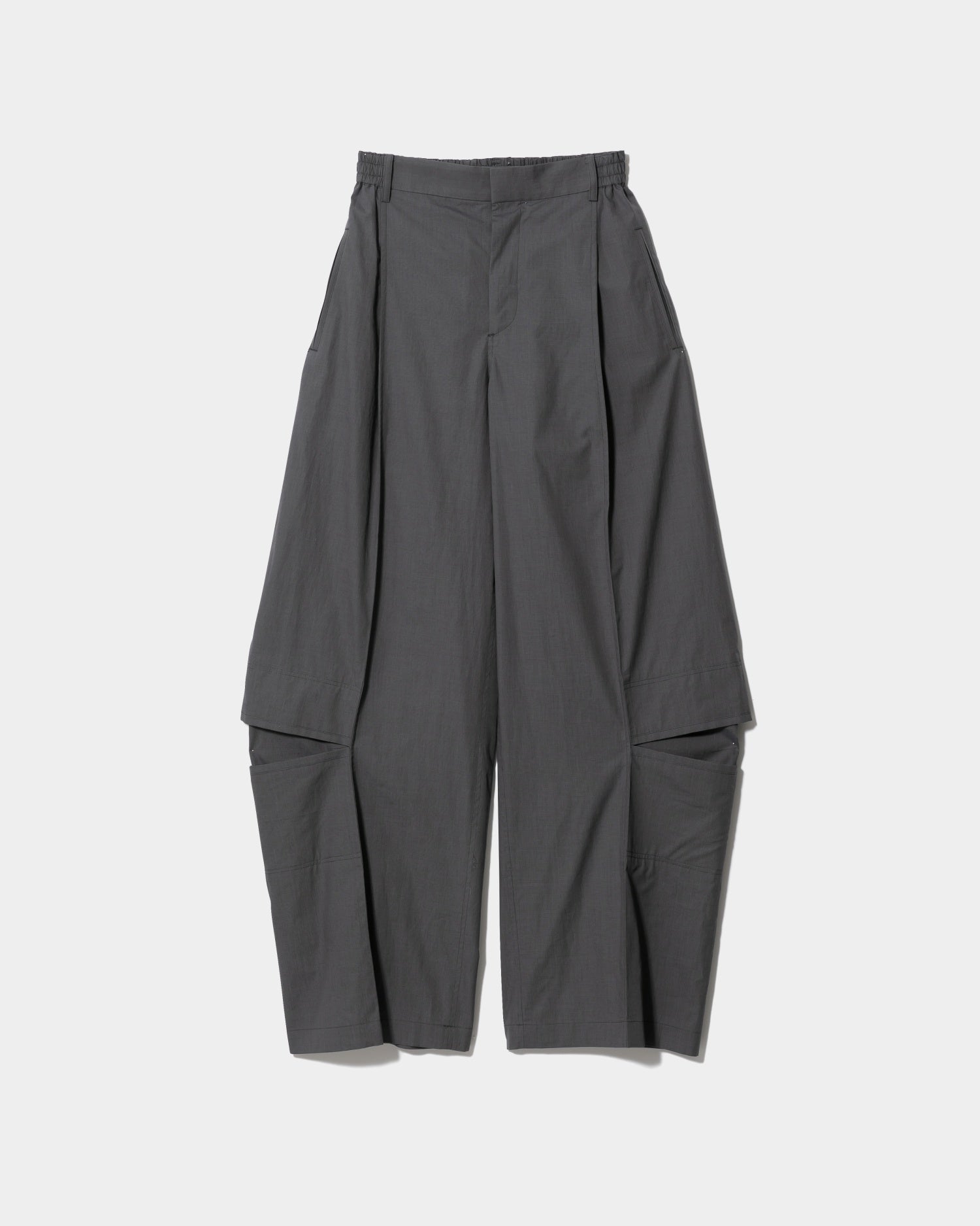tropical wool mohair side tuck wide pants – beautiful people