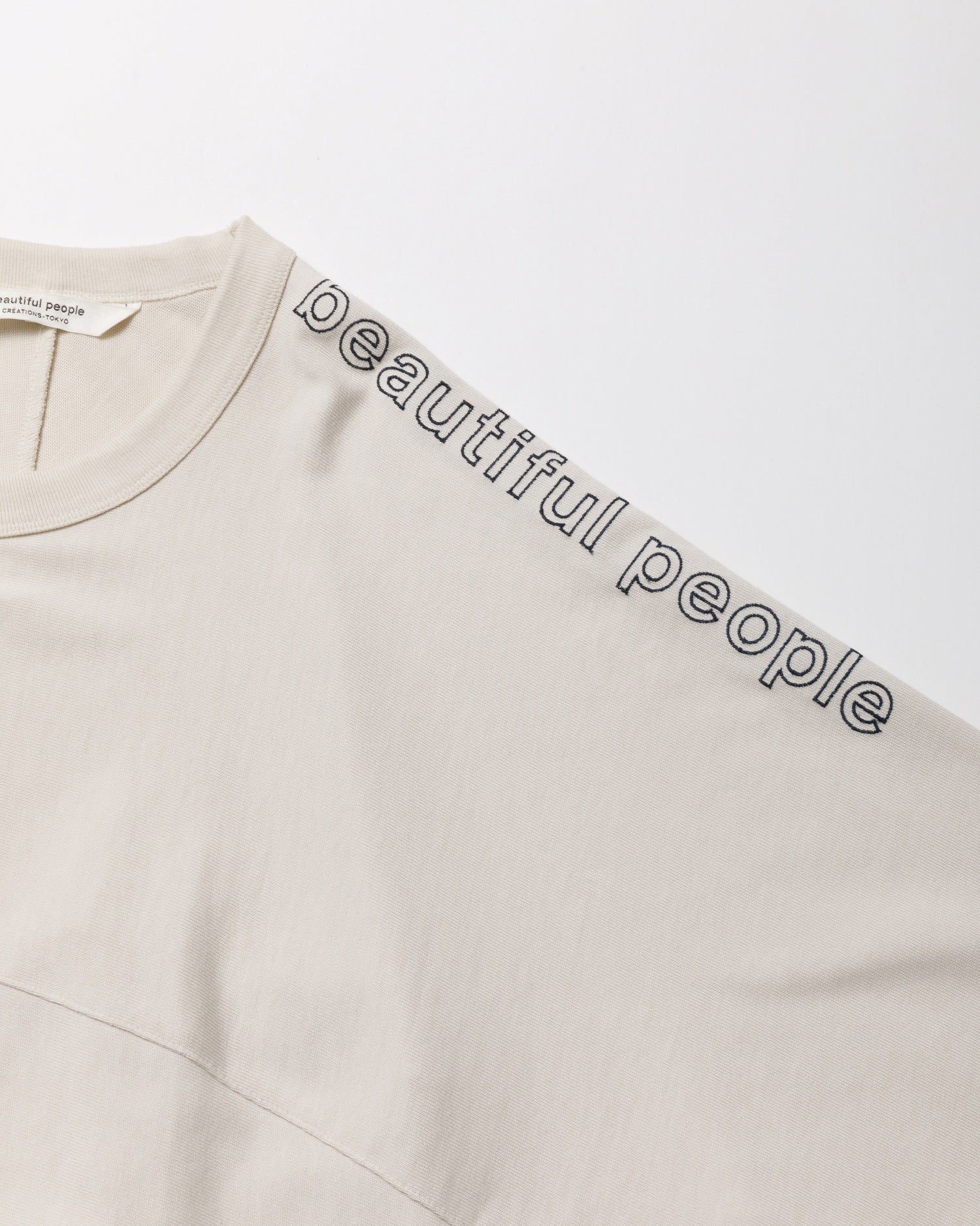 suvin compact jersey no shoulder long T – beautiful people online