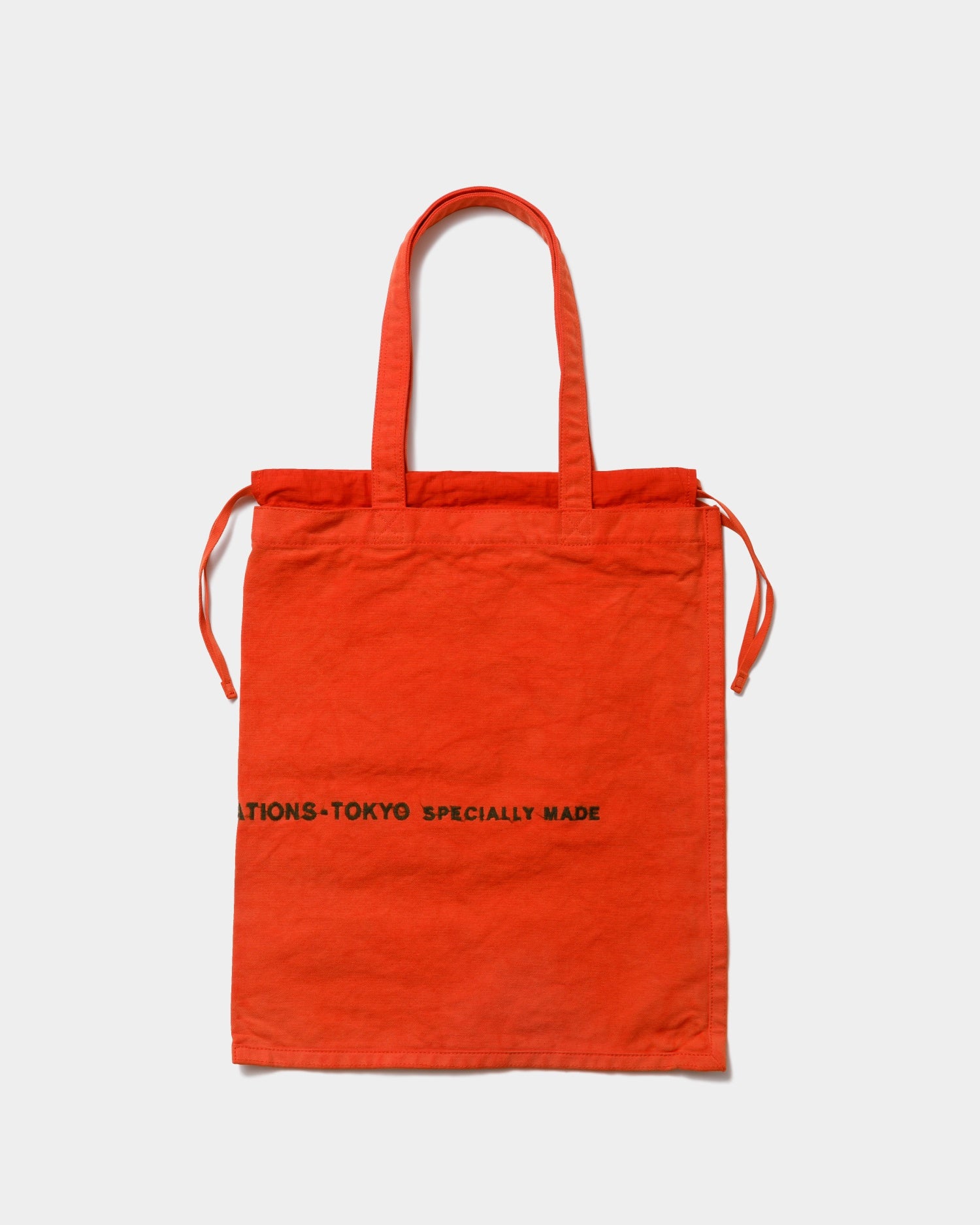 brushed logo gathering bag – beautiful people online store