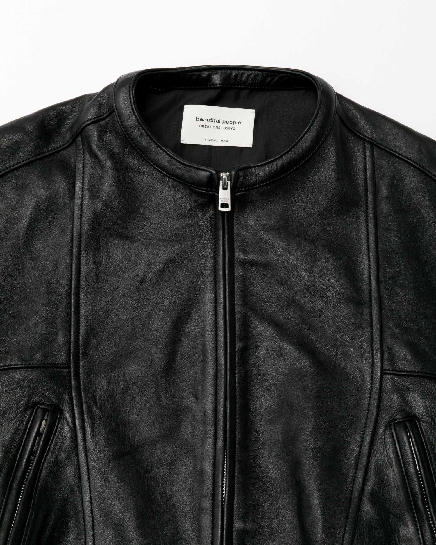 double-end vintage leather GT riders jacket – beautiful people