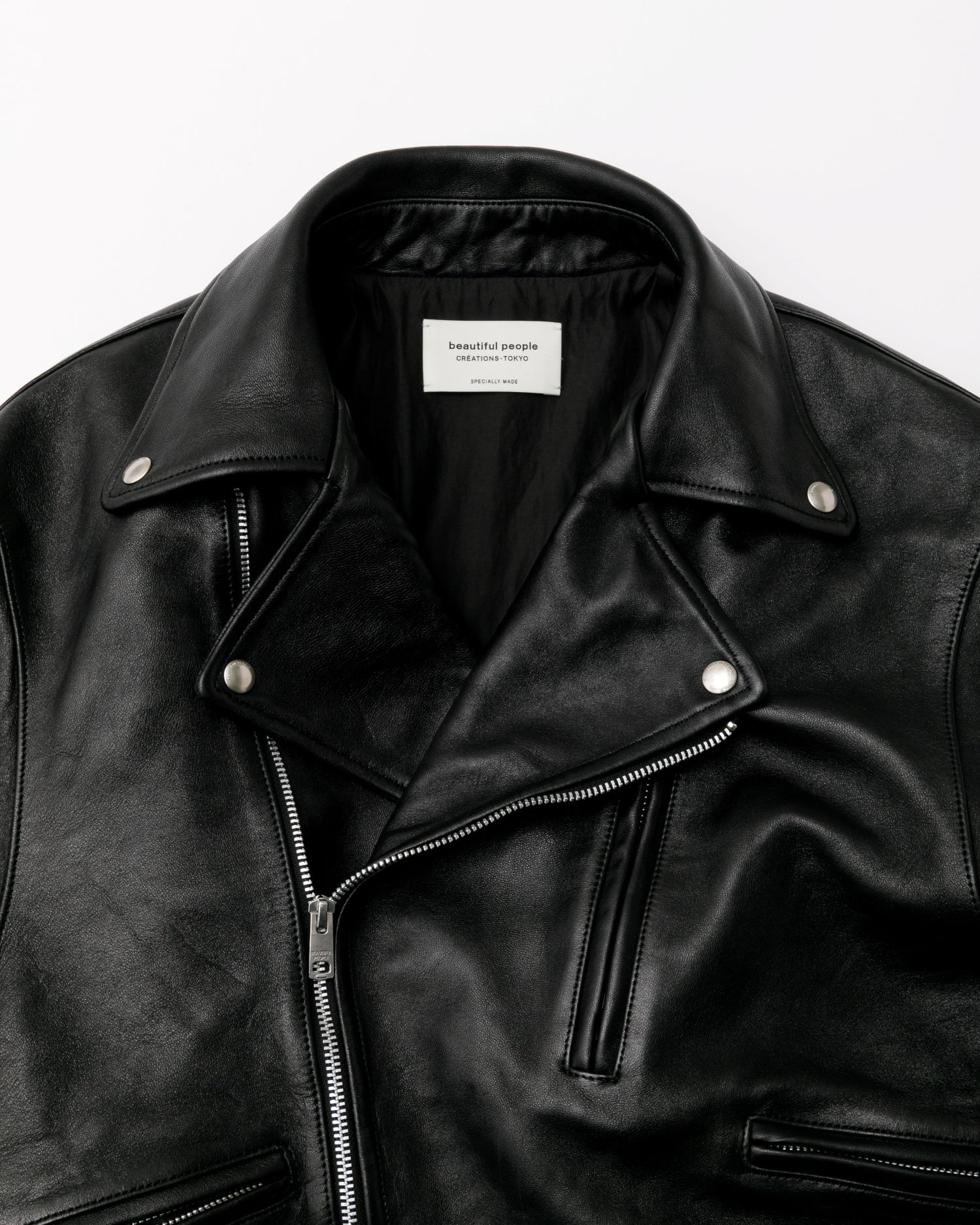 double-end vintage leather GT riders jacket – beautiful people