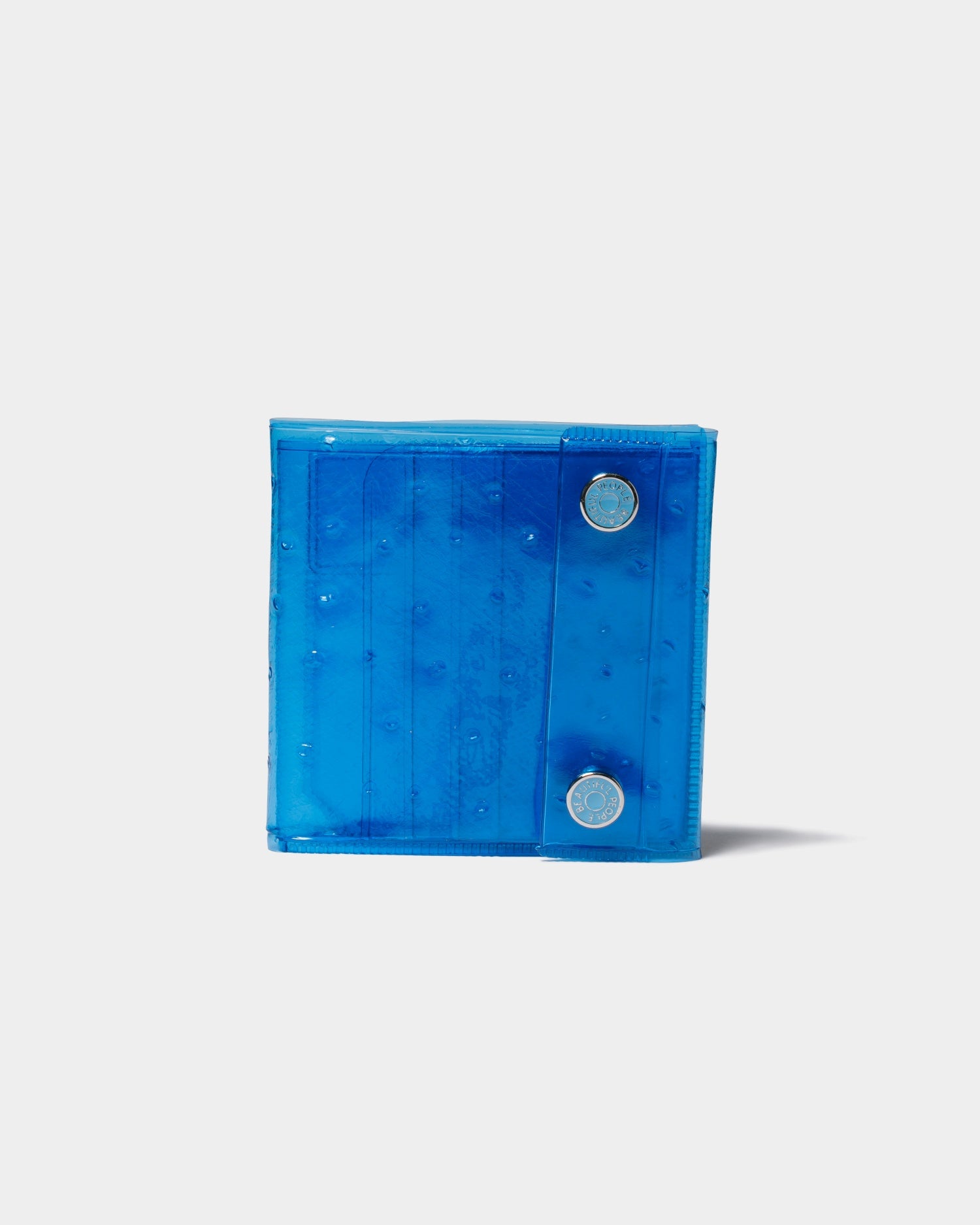 nothing to hide vinyl ostrich card wallet – beautiful people