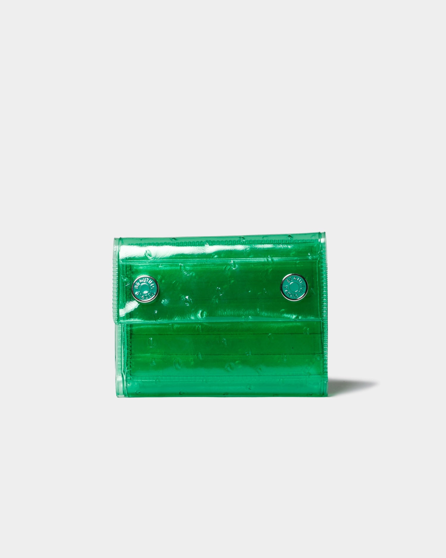 nothing to hide vinyl ostrich mini wallet – beautiful people