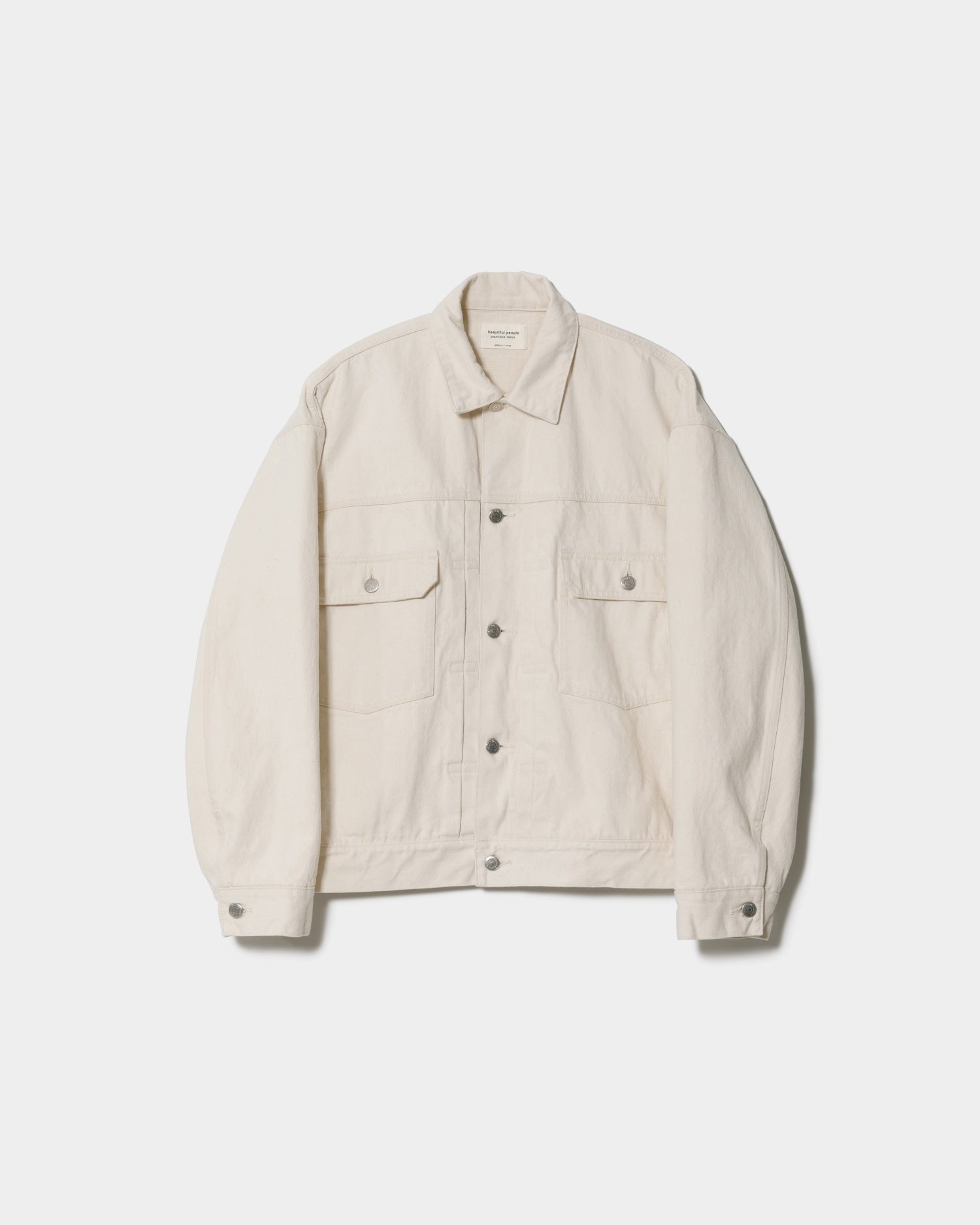 selvedge white denim relax blouson – beautiful people online store