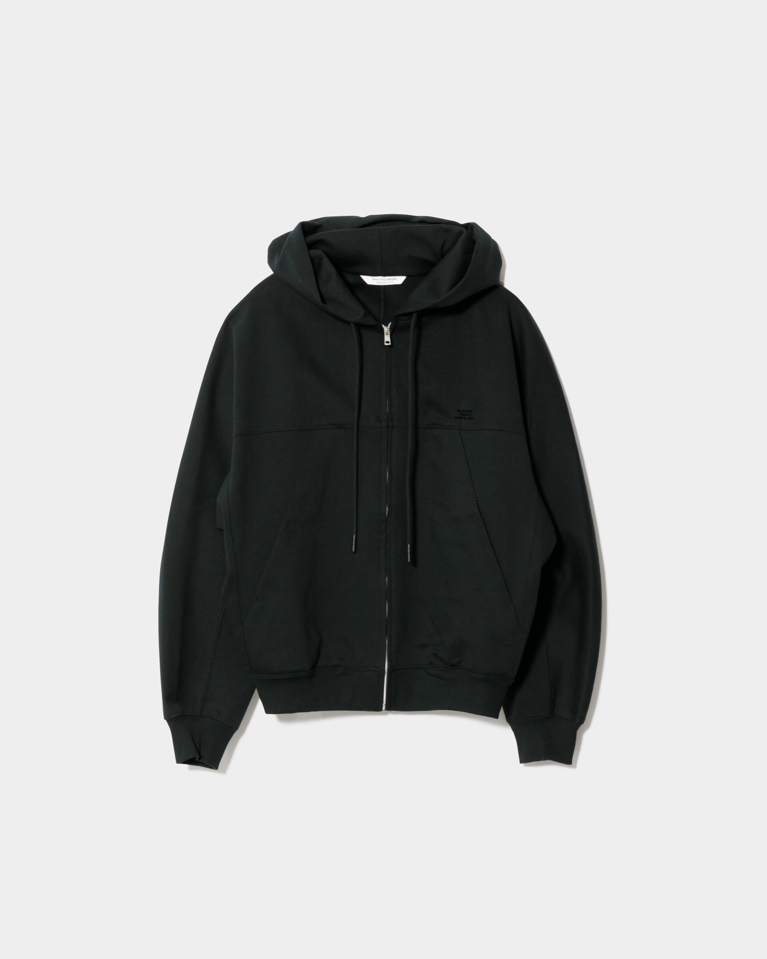 compact double jersey no shoulder zip parka – beautiful people