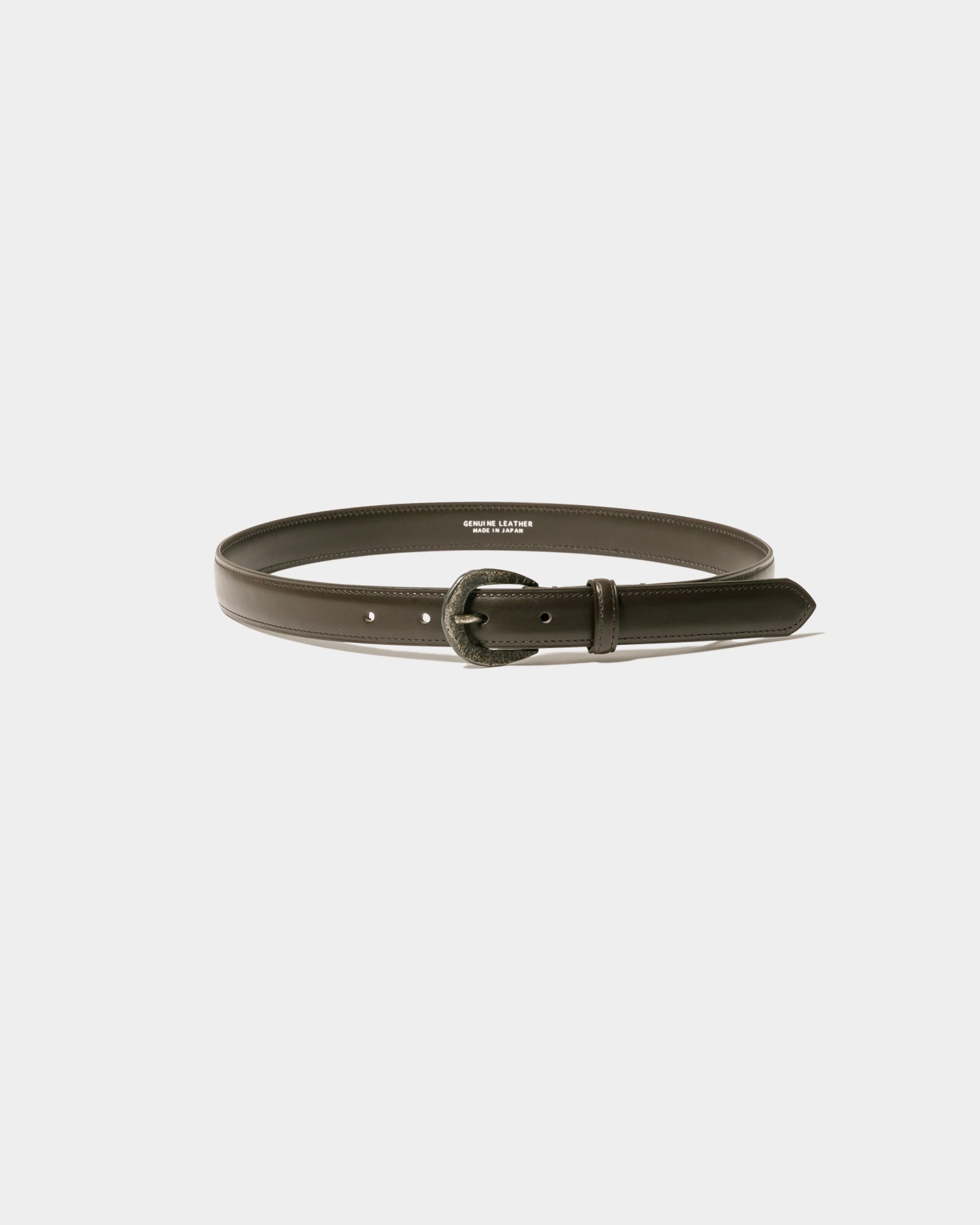 malleated buckle leather belt – beautiful people online store