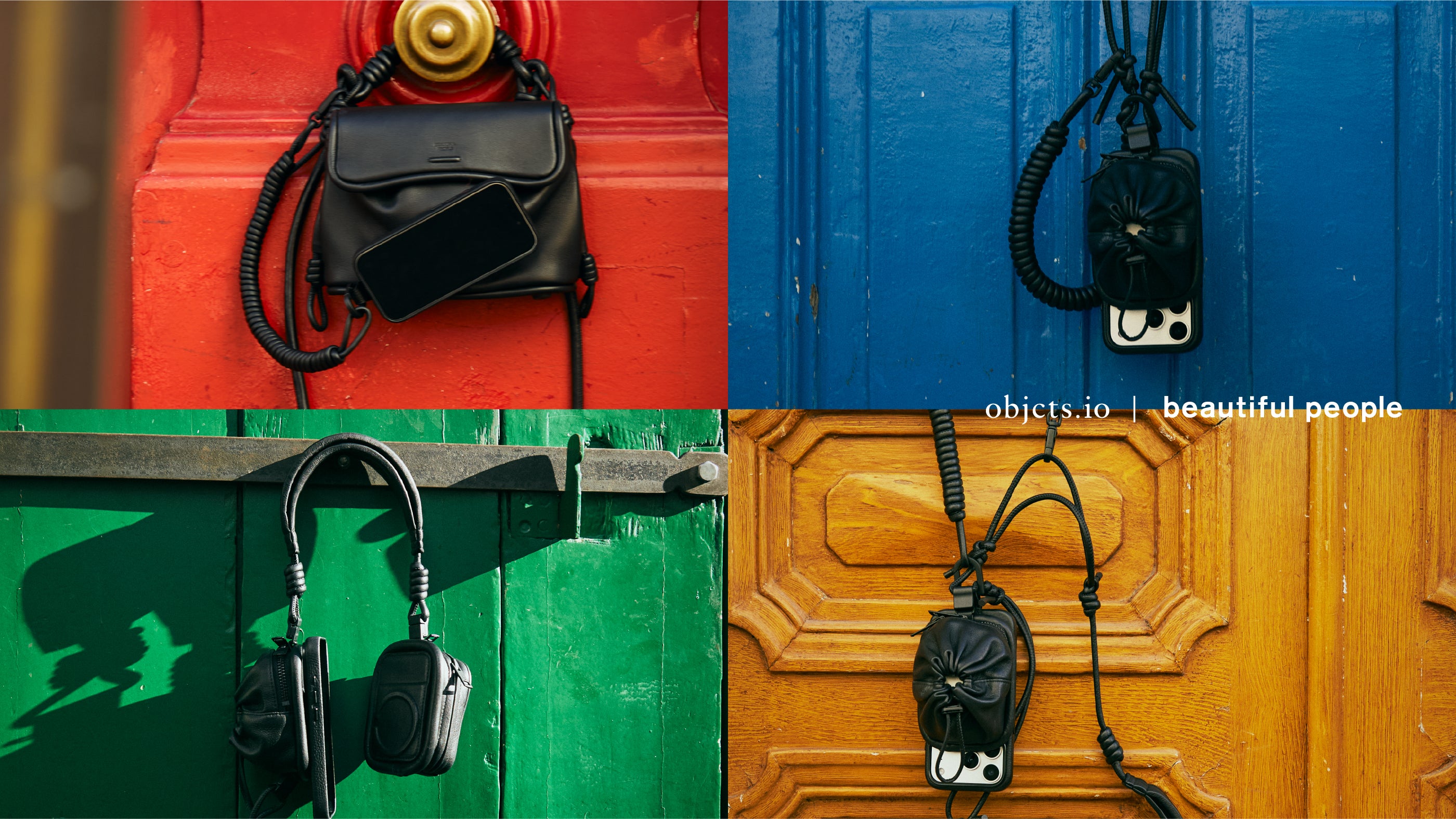 beautiful people nylon twill MA-1 ユニセックス beautiful people/ビューティフルピープル】mobious bag in nylon