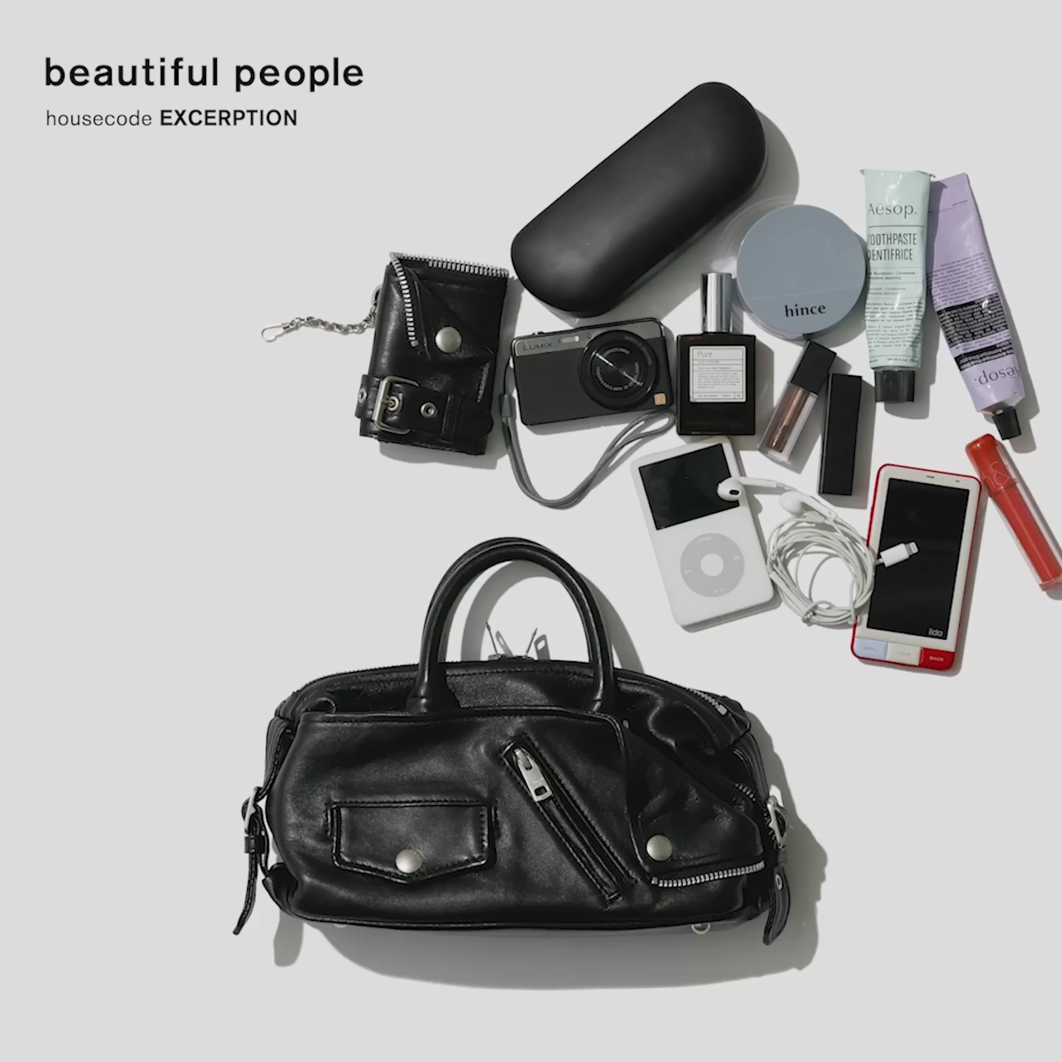 excerption riders boston bag – beautiful people online store