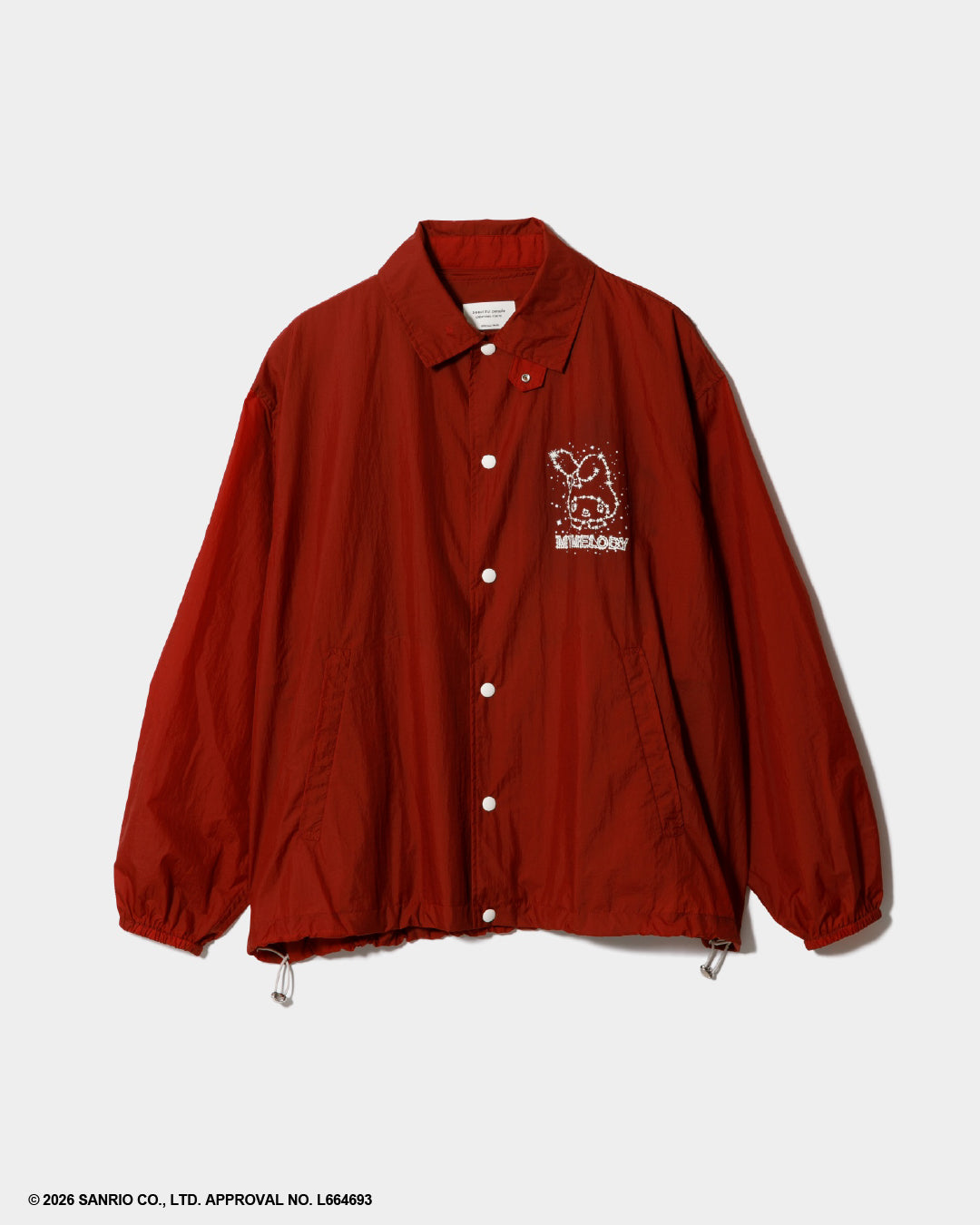 MY MELODY&KUROMI sheer nylon rip coach jk – beautiful people