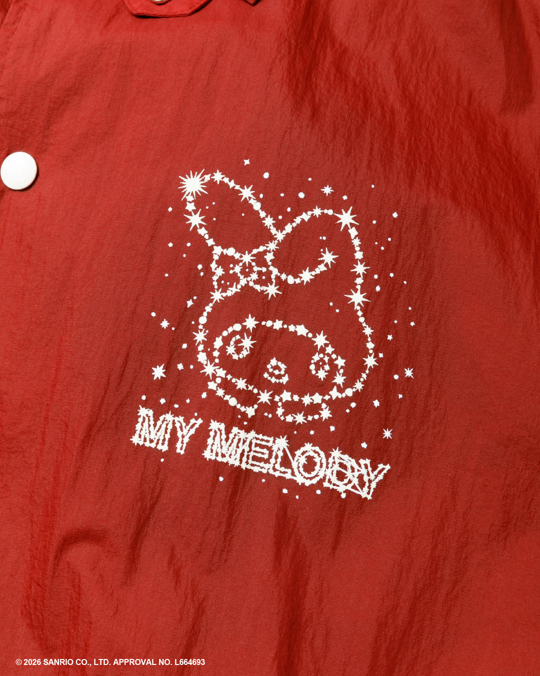 MY MELODY&KUROMI sheer nylon rip coach jk – beautiful people
